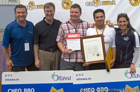 Mayor Declares June 9th, 2012, CHEO BBQ Day in Ottawa