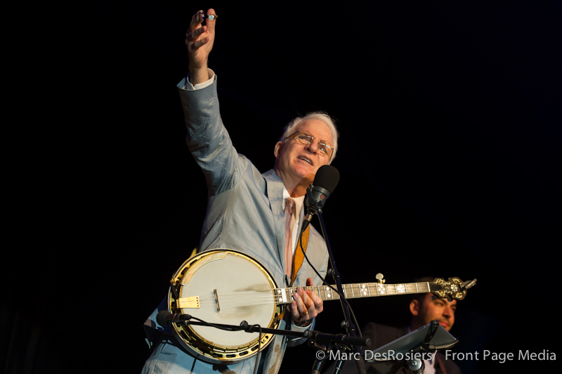 June 26th, 2012.  Steve Martin and the Steep Canyon Rangers perform at Confederation Park as part of Ottawa Jazzfest.