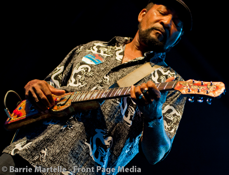 James 'Super Chikan' Johnson plays the Black Sheep stage at Ottawa Bluesfest on july 5th, 2012