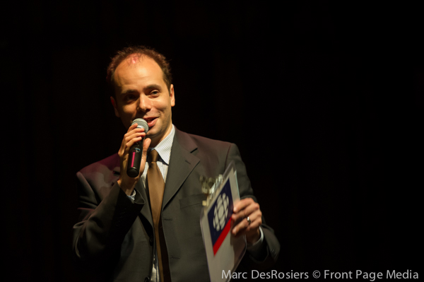 December 6th, 2012. Alan Neal leads the auctions at Archives Canada in Ottawa, Ontario, Canada as part of the live auction and benefit concert in support of local jazz programs.