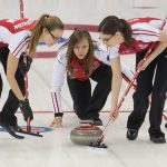 Feb 2, 2014 - Montreal, Quebec, Canada - (Player) from Team (Prov) competes in the Scotties Tournament of Hearts curling competition at the Maurice Richard arena in Montreal. (Credit Image: © Marc DesRosiers/ ZUMA Press)